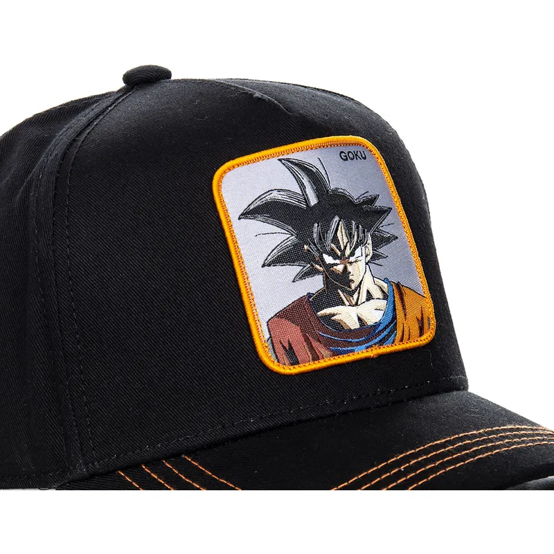 cappelli-curva-nero-snapback-son-goku-dragon-ball-di-capslab cappelli-curva-nero-snapback-son-goku-dragon-ball-di-capslab