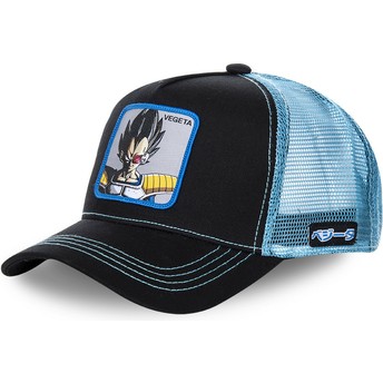 Cappellino trucker nero e blu Vegeta VEGB Dragon Ball di Capslab