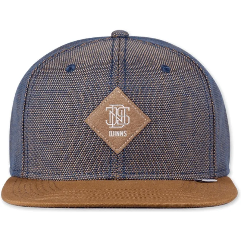cappelli-6-panel-blu-snapback-di-djinns