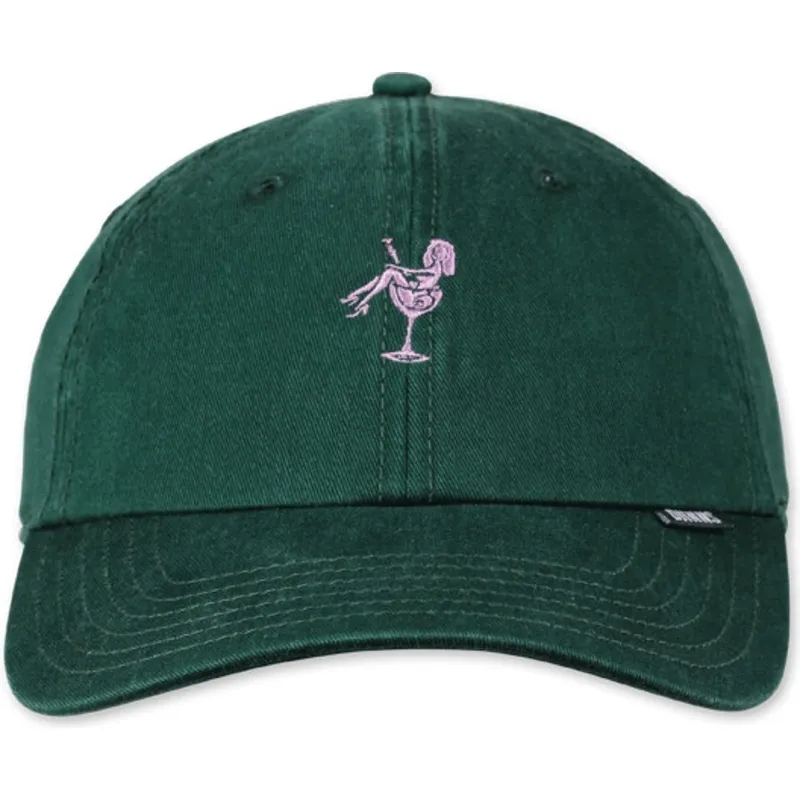 cappelli-curva-verde-cinghia-regolabile-di-djinns