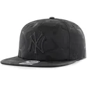 cappelli-piatta-mimetizzazione-snapback-negro-dei-new-york-yankees-mlb-di-47-brand