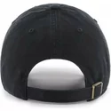 cappellino-visiera-curva-nero-con-logo-oro-di-los-angeles-dodgers-mlb-clean-up-metallic-di-47-brand
