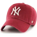 cappelli-curva-rosso-cinghia-regolabile-cardenal-dei-new-york-yankees-mlb-di-47-brand