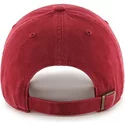 cappellino-visiera-curva-rosso-cardinale-di-new-york-yankees-mlb-clean-up-di-47-brand
