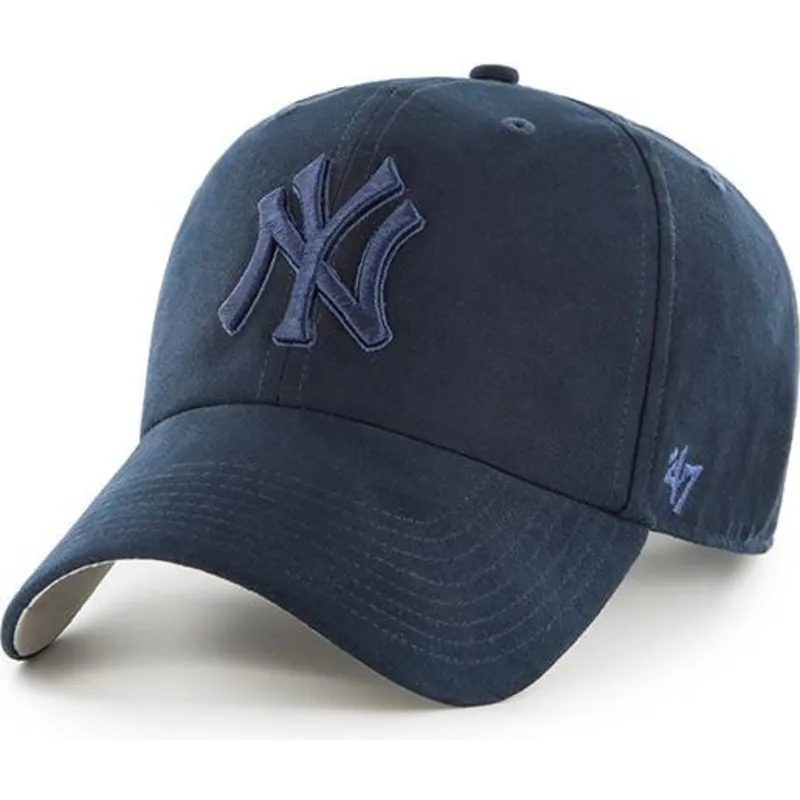 cappelli-curva-blu-marino-cinghia-regolabile-dei-new-york-yankees-mlb-di-47-brand