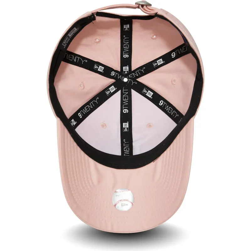 cappelli-curva-rosa-cinghia-regolabile-9twenty-essential-packable-dei-los-angeles-dodgers-mlb-di-new-era