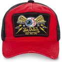 cappellino-trucker-rosso-e-nero-truck05-di-von-dutch