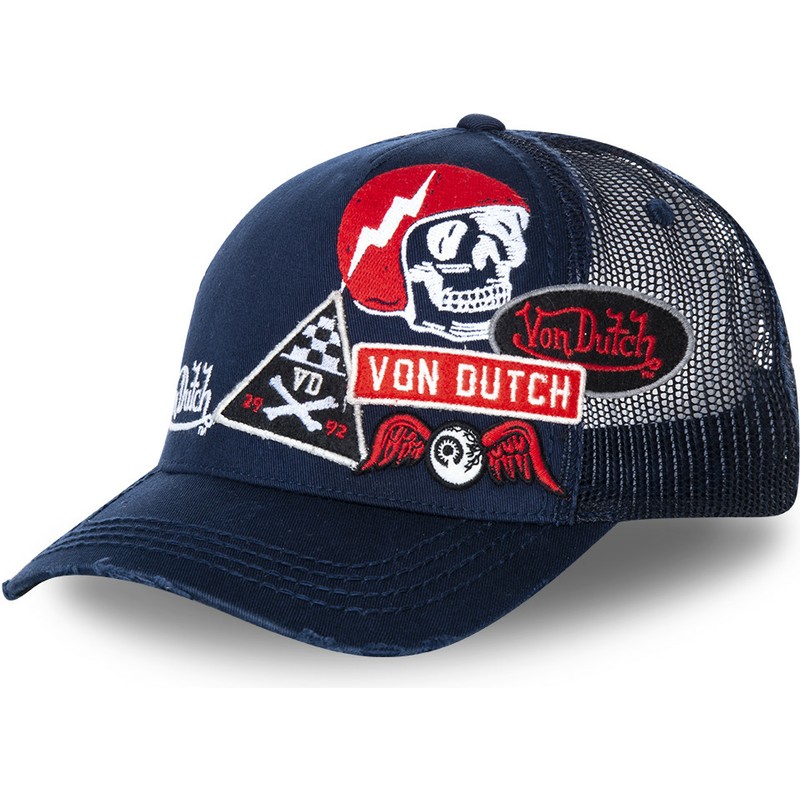 cappellino-trucker-blu-marino-murph3-di-von-dutch
