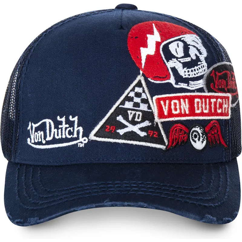 cappelli-curva-blu-marino-snapback-di-von-dutch