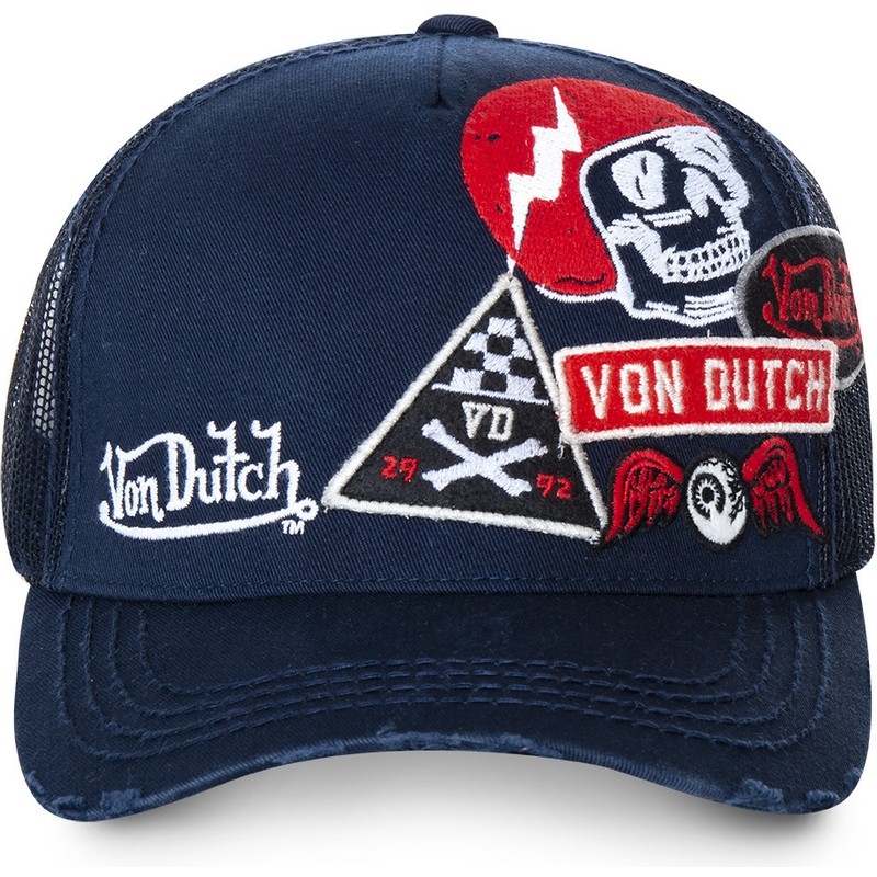 cappellino-trucker-blu-marino-murph3-di-von-dutch
