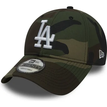 cappello-curvo-mimetico-regolabile-9twenty-essential-packable-dei-los-angeles-dodgers-mlb-di-new-era