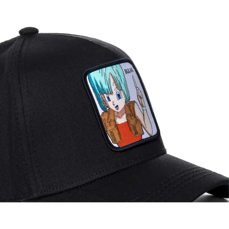 cappelli-curva-nero-snapback-bulma-dragon-ball-di-capslab