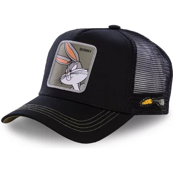 Cappellino trucker nero Bugs Bunny BUN1 Looney Tunes di Capslab
