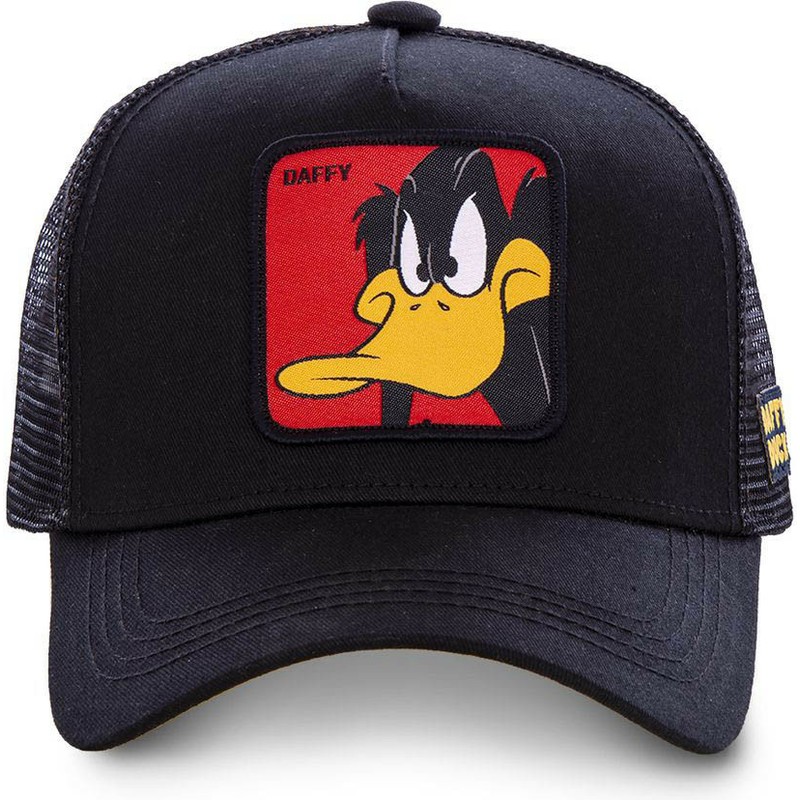 cappellino-trucker-nero-daffy-duck-daf1-looney-tunes-di-capslab
