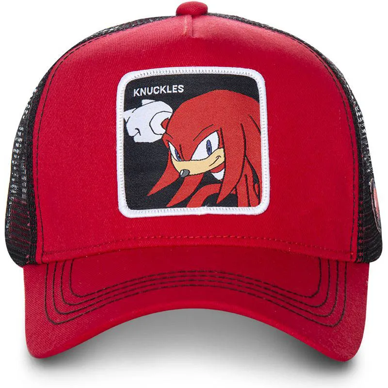 cappelli-curva-rosso-snapback-knuckles-the-echidna-sonic-the-hedgehog-di-capslab