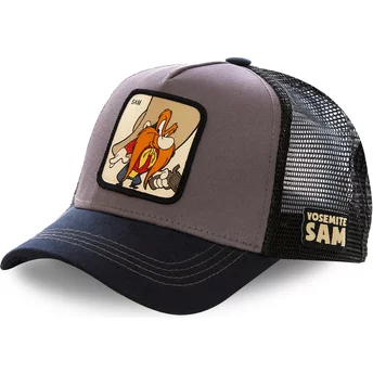 Cappellino trucker grigio e nero Yosemite Sam SAM2 Looney Tunes di Capslab