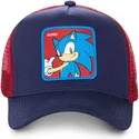 cappelli-curva-blu-marino-snapback-sonic-sonic-the-hedgehog-di-capslab