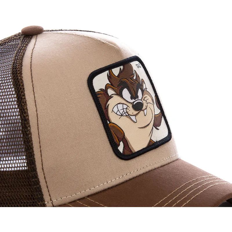 cappellino-trucker-marrone-diavolo-della-tasmania-taz2-looney-tunes-di-capslab