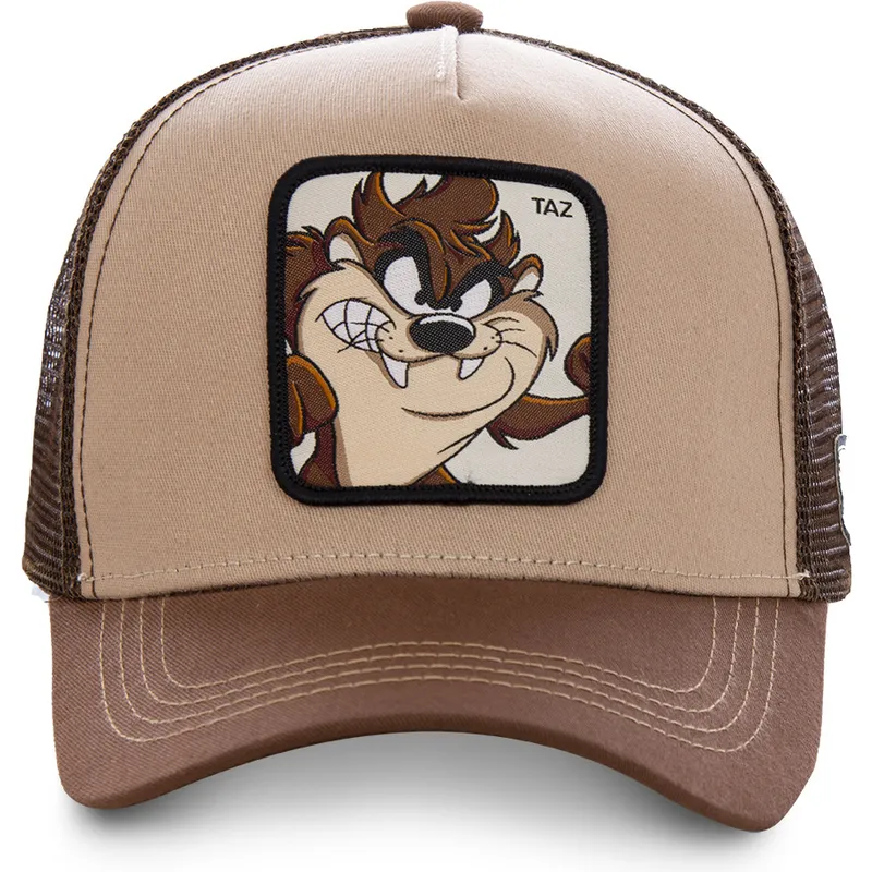 cappellino-trucker-marrone-diavolo-della-tasmania-taz2-looney-tunes-di-capslab
