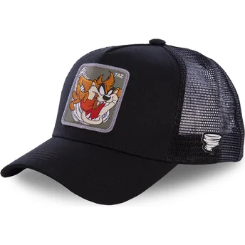 Cappellino trucker nero Diavolo della Tasmania TAZ3 Looney Tunes di Capslab
