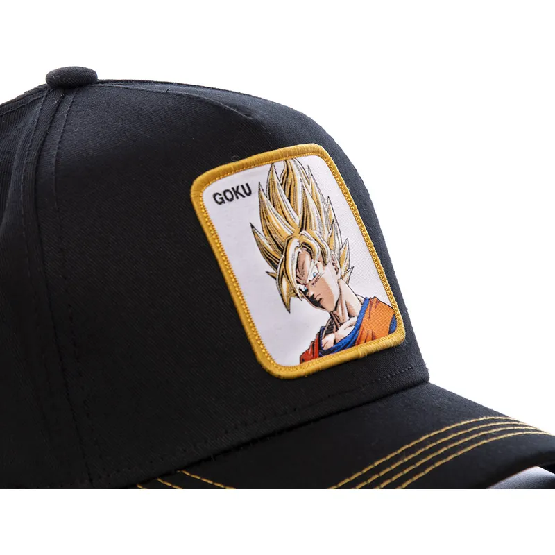 cappellino-curvo-nero-snapback-son-goku-super-saiyan-go2-dragon-ball-di-capslab