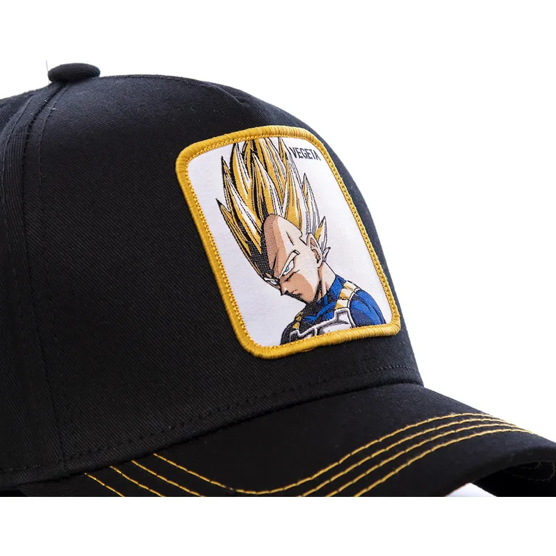 cappelli-curva-nero-snapback-vegeta-dragon-ball-di-capslab cappelli-curva-nero-snapback-vegeta-dragon-ball-di-capslab