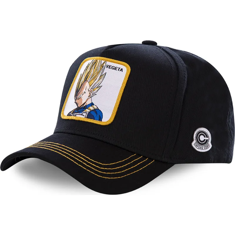 cappelli-curva-nero-snapback-vegeta-dragon-ball-di-capslab cappelli-curva-nero-snapback-vegeta-dragon-ball-di-capslab