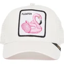 cappellino-trucker-bianco-fenicottero-galleggiante-floater-di-goorin-bros