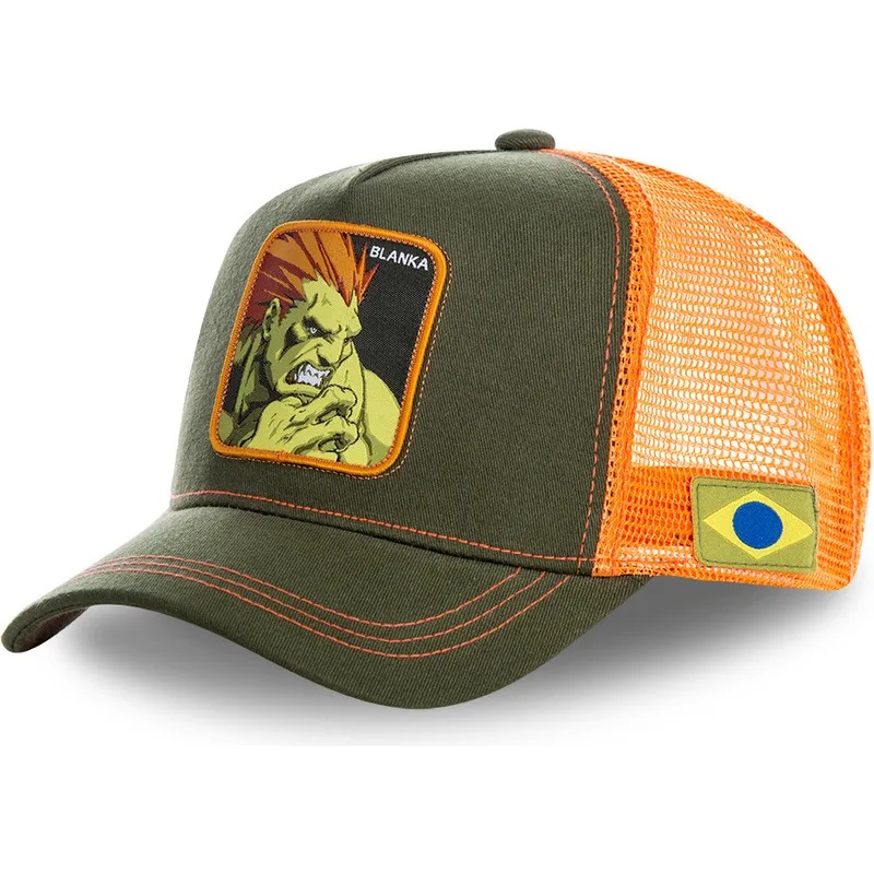 cappelli-curva-verde-snapback-blanka-street-fighter-di-capslab
