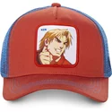 cappellino-trucker-rosso-e-blu-ken-masters-ken-street-fighter-di-capslab