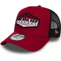 cappelli-curva-rosso-snapback-a-frame-di-new-era