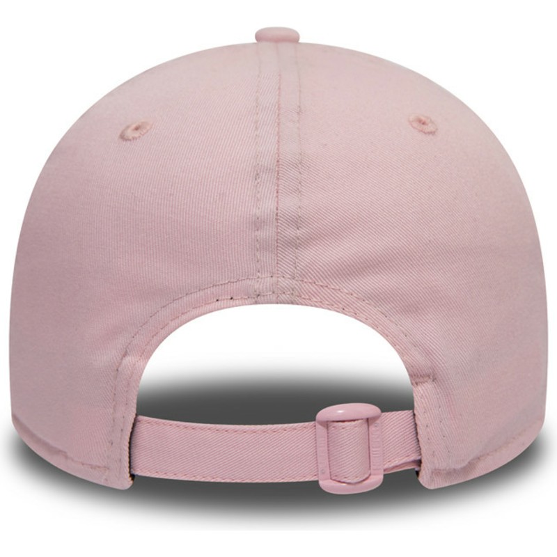 cappellino-visiera-curva-rosa-regolabile-9forty-essential-di-boston-red-sox-mlb-di-new-era
