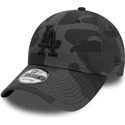 cappellino-curvo-camouflage-nero-regolabile-con-logo-nero-9forty-essential-dei-los-angeles-dodgers-mlb-di-new-era