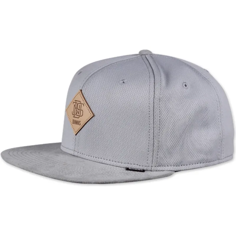 cappelli-6-panel-grigio-snapback-di-djinns