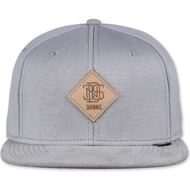 cappelli-6-panel-grigio-snapback-di-djinns