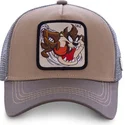 cappelli-curva-marrone-snapback-diablo-diavolo-della-tasmania-looney-tunes-di-capslab