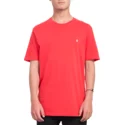 maglietta-maniche-corte-rossa-stone-blank-true-red-de-volcom