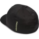 cappellino-visiera-curva-nero-aderente-full-stone-xfit-dusty-green-di-volcom