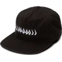 cappellino-visiera-piatta-nero-regolabile-stone-cycle-black-di-volcom