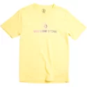 maglietta-maniche-corte-gialla-per-bambino-super-clean-division-yellow-de-volcom