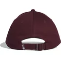 cappellino-visiera-curva-bordeaux-regolabile-trefoil-baseball-di-adidas