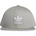 cappellino-visiera-piatta-grigio-snapback-trefoil-adicolor-di-adidas