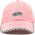 cappellino-visiera-curva-rosa-regolabile-check-it-di-vans