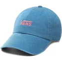 cappellino-visiera-curva-blu-regolabile-court-side-di-vans