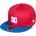 cappellino-visiera-piatta-rosso-snapback-con-visiera-blu-empire-fielder-di-dc-shoes