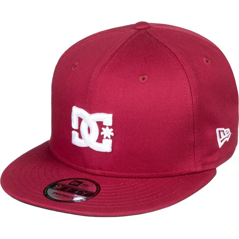 cappelli-piatta-rosso-snapback-di-dc-shoes