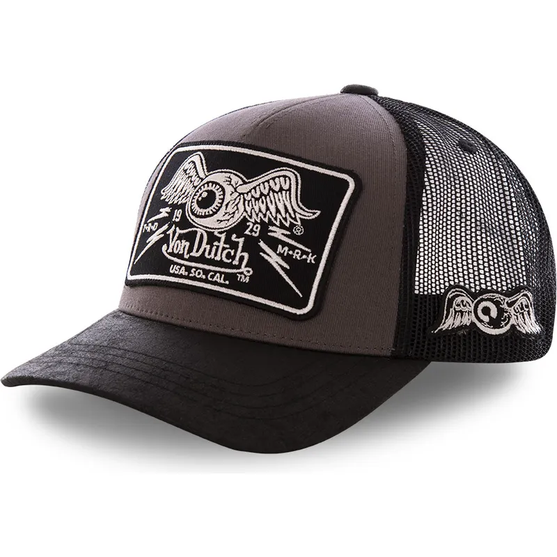 cappelli-curva-grigio-snapback-di-von-dutch