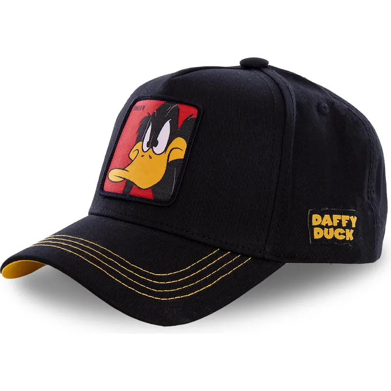 cappelli-curva-nero-snapback-paperino-looney-tunes-di-capslab