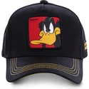 cappellino-curvo-nero-snapback-daffy-duck-daf3-looney-tunes-di-capslab