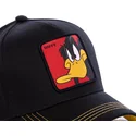 cappellino-curvo-nero-snapback-daffy-duck-daf3-looney-tunes-di-capslab